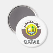 Aimant Armoiries du Qatar (Recto/Verso)