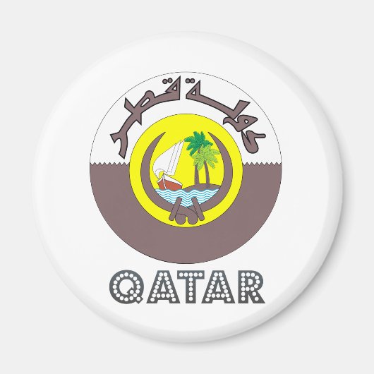 Aimant Armoiries du Qatar (Devant)