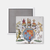 Aimant Armoiries du roi Jacques Ier d'Angleterre (Recto/Verso)