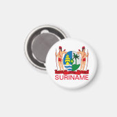 Aimant Armoiries du Suriname (Recto/Verso)