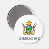 Aimant Armoiries du Zimbabwe (Recto/Verso)