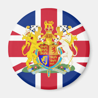 Aimant Armoiries et drapeau du Royaume-Uni