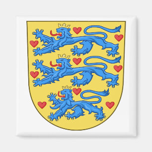Aimant Armoiries nationales du Danemark (sans couronne)