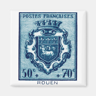 Aimant Armoiries vintages Rouen, France