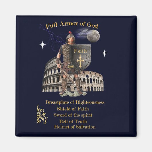 Aimant Armure complète de DIEU (Devant)