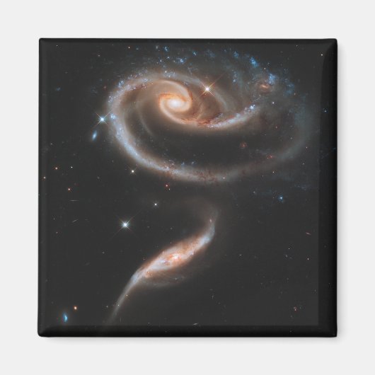 Aimant Arp 273 Galaxies Interagissant En Andromède. (Devant)