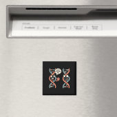 Aimant Arrête de me copier Prof de science drôle ADN Prof (In Situ (Lave-vaisselle))
