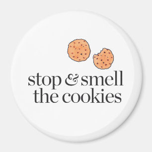 Aimant Arrêter et sentir les cookies