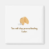 Aimant Arrêter la procrastination (Devant)