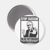 Aimant Arrêter le fascisme (Recto/Verso)