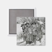 Aimant Arrêter une sorcière (Recto/Verso)