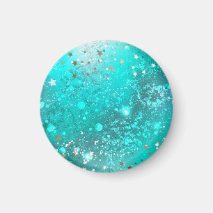 Aimant Arrière - plan à huile Turquoise de la menthe