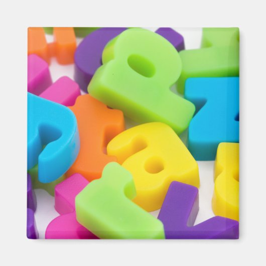 Aimant arrière - plan alphabet (Devant)