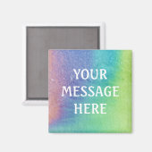 Aimant Arrière - plan aquarelle - Customisez votre propre (Recto/Verso)