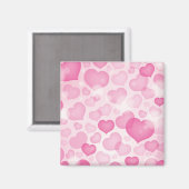 Aimant Arrière - plan avec coeur (Recto/Verso)