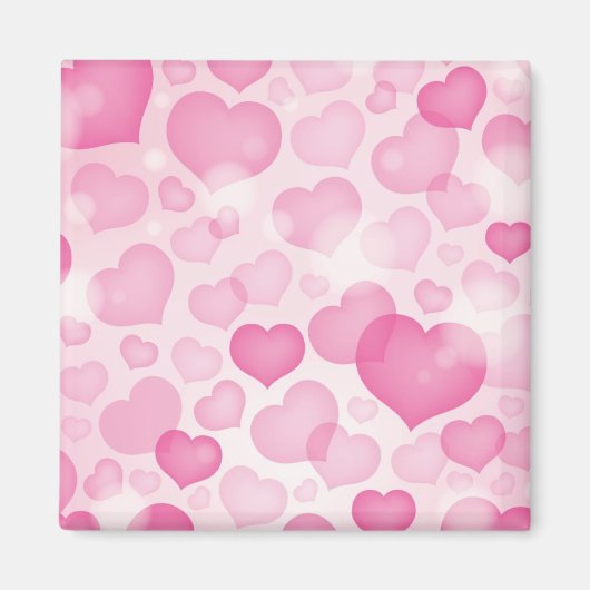 Aimant Arrière - plan avec coeur (Devant)