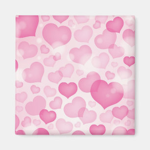 Aimant Arrière - plan avec des coeurs