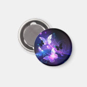 Aimant Arrière - plan avec papillons de nuit (Recto/Verso)