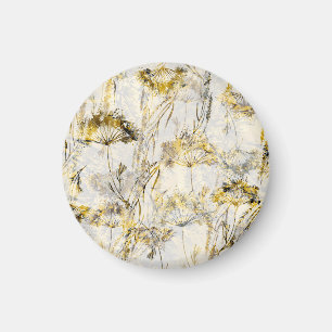 Aimant arrière - plan d'aquarelle Abstraite : dandelion,
