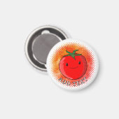 Aimant Arrière - plan d'aquarelle de tomate de carton mou (Recto/Verso)