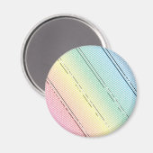 Aimant Arrière - plan de bandes diagonales 10 (Recto/Verso)