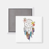 Aimant Arrière - plan de capture de rêves (Recto/Verso)