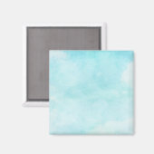 Aimant Arrière - plan de ciel turquoise (Recto/Verso)