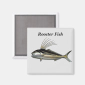 Aimant Arrière - plan de coq (Recto/Verso)