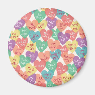 Aimant Arrière - plan de forme d'amour