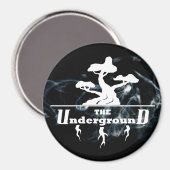 Aimant Arrière - plan de fumée Vaping du logo de l'entrep (Recto/Verso)