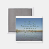 Aimant Arrière - plan de poème  #3 (Recto/Verso)