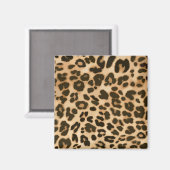 Aimant Arrière - plan Empreinte de léopard (Recto/Verso)