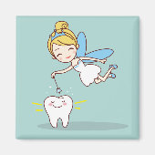 Aimant Arrière - plan Fée pour dents mignonnes (Devant)