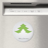 Aimant Arrière - plan gris avec arbre de Noël (In Situ (Lave-vaisselle))