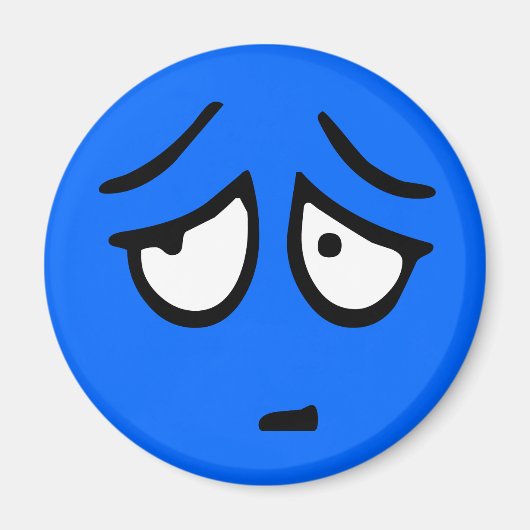 Aimant Arrière - plan personnalisable Emoticon (Devant)