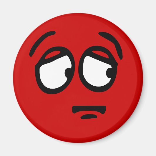 Aimant Arrière - plan personnalisable Emoticon (Devant)