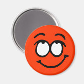 Aimant Arrière - plan personnalisable Emoticon (Recto/Verso)