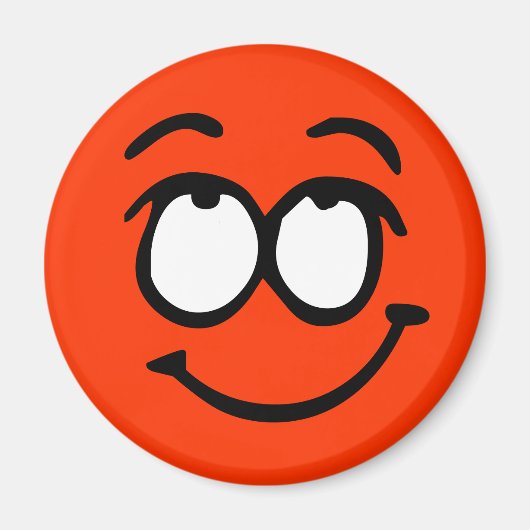 Aimant Arrière - plan personnalisable Emoticon (Devant)