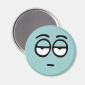 Aimant Arrière - plan personnalisable Emoticon (Recto/Verso)