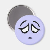Aimant Arrière - plan personnalisable Emoticon (Recto/Verso)