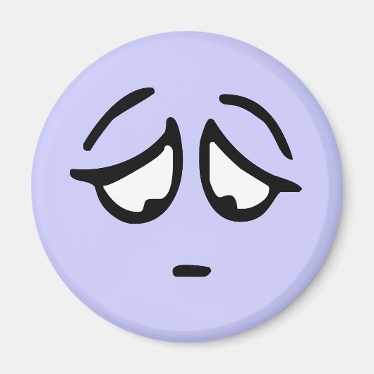 Aimant Arrière - plan personnalisable Emoticon (Devant)