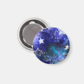 Aimant Arrière - plan spatial avec étoiles (Recto/Verso)