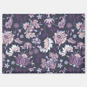 Aimant Arrière - plan violet Big Floral Motif sans joint