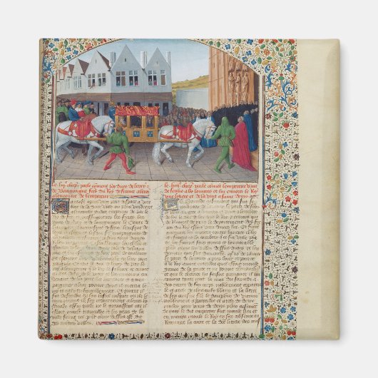 Aimant Arrivée de l'empereur Charles IV (Devant)