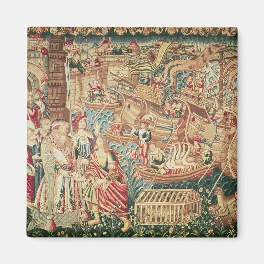 Aimant Arrivée de Vasco da Gama à Calcutta (Devant)
