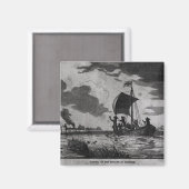 Aimant Arrivée des Anglais à Roanoke (Recto/Verso)