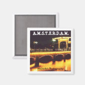 Aimant Arrondi - AMSTERDAM (Recto/Verso)