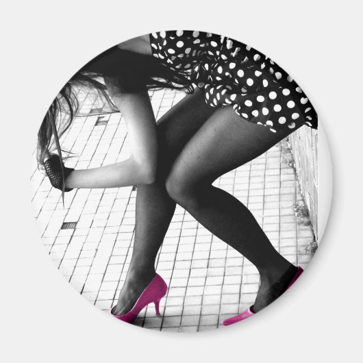 Aimant Arrondi - Customisé (Devant)