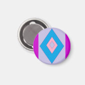 Aimant Arrondi diamant magnétique (Recto/Verso)