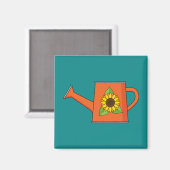 Aimant Arrosage orange avec tournesol (Recto/Verso)